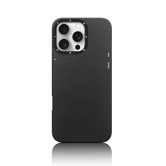 iPhone 16 Pro Max Kılıf M-safe Şarj Özellikli Aramid Fiber Youngkit 1500D Kevlar Extreme Wing Serisi Kapak