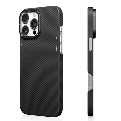 iPhone 16 Pro Max Kılıf M-safe Şarj Özellikli Aramid Fiber Youngkit 1500D Kevlar Extreme Wing Serisi Kapak