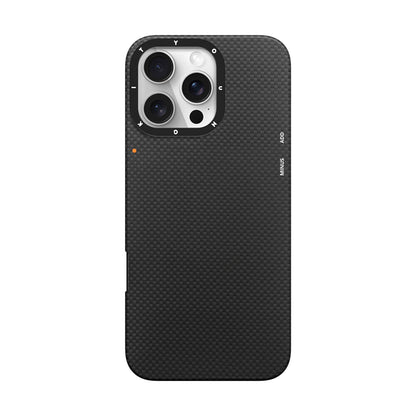 iPhone 16 Pro Max Kılıf M-safe Şarj Özellikli Aramid Fiber Youngkit 1500D Kevlar Extreme Wing Serisi Kapak