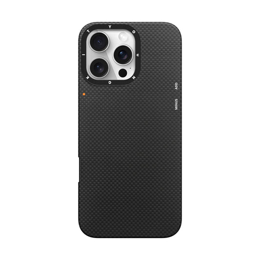 iPhone 16 Pro Max Kılıf M-safe Şarj Özellikli Aramid Fiber Youngkit 1500D Kevlar Extreme Wing Serisi Kapak