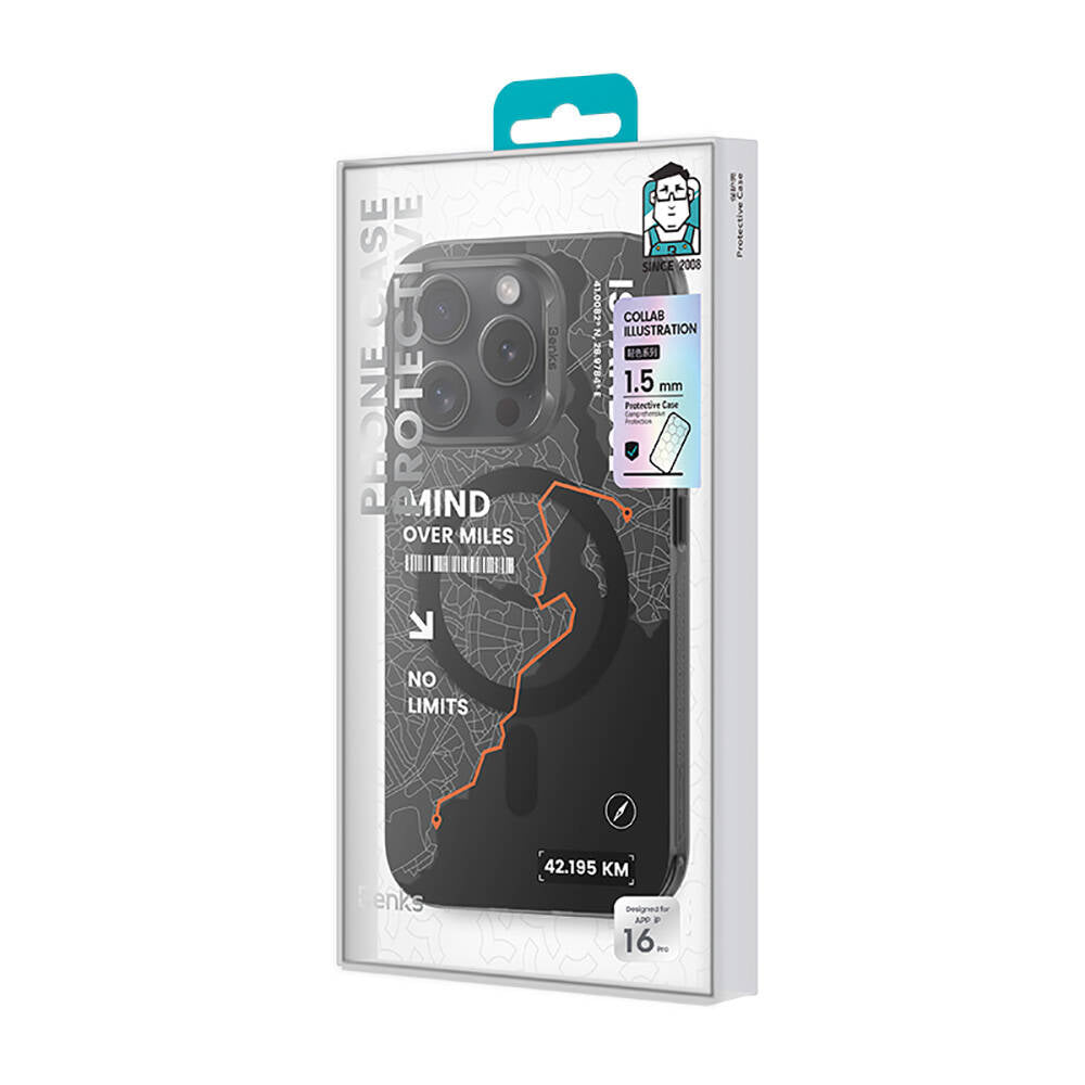 iPhone 16 Pro Max Kılıf M-safe Şarj Özellikli Benks City Serisi Kapak