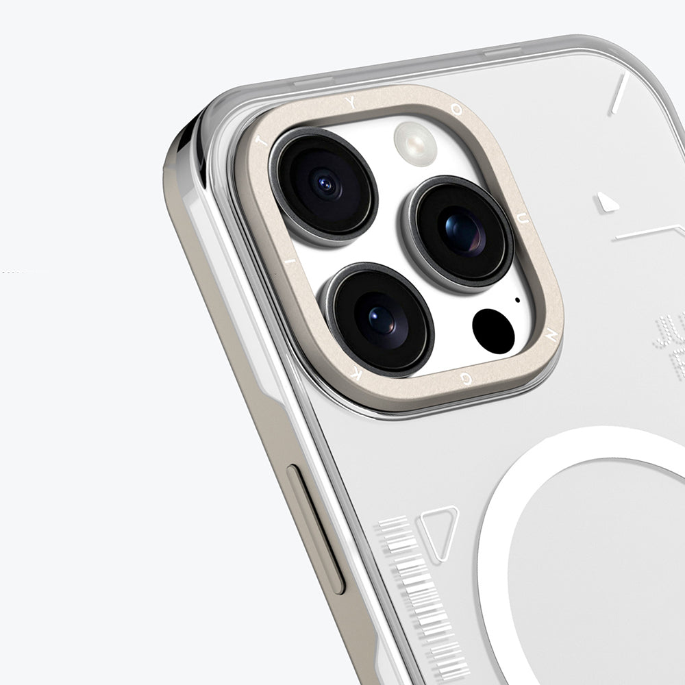 iPhone 16 Pro Max Kılıf M-safe Şarj Özellikli Çıkarılabilir Arka Yüzeyli Youngkit Mecha Kapak