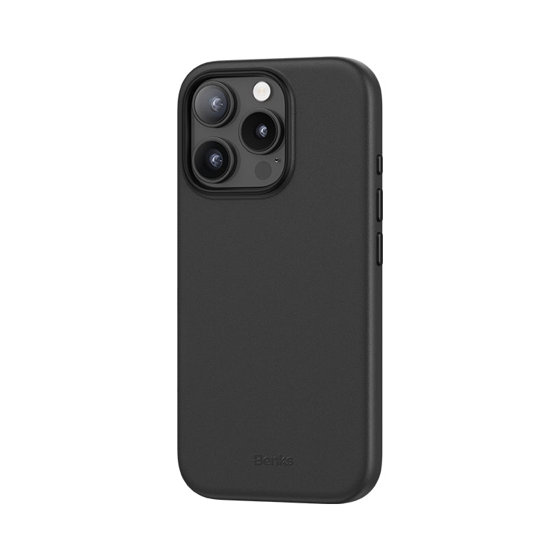 iPhone 16 Pro Max Kılıf M-safe Şarj Özellikli Çizilmeye Dayanıklı Benks VitaPro Serisi PU Deri Kapak