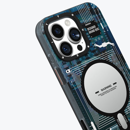 iPhone 16 Pro Max Kılıf M-safe Şarj Özellikli Kamera Denetim Butonlu Youngkit Technology Serisi Kapak
