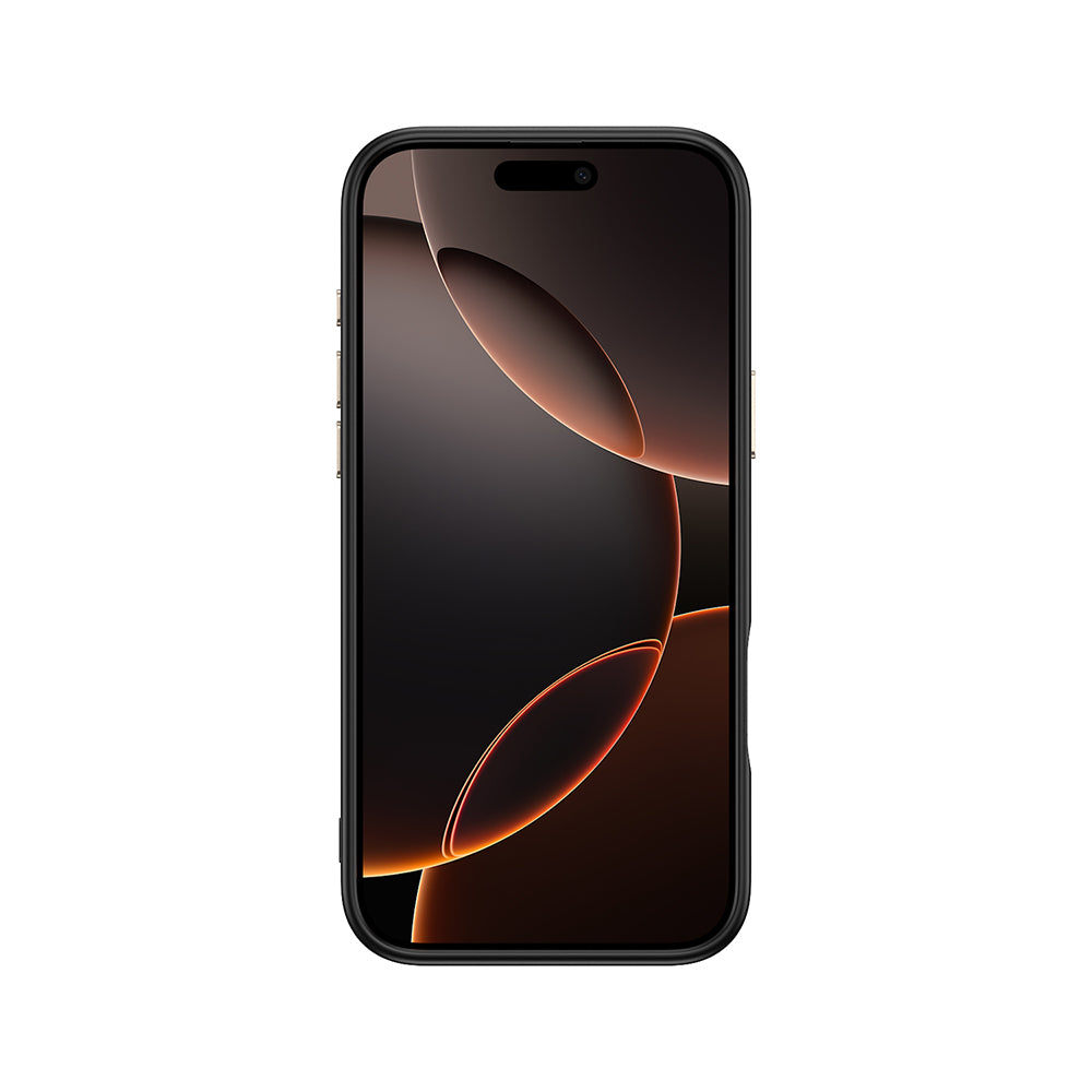 Apple iPhone 16 Pro Max Kılıf M-safe Şarj Özellikli Karbon Fiber Görünümlü Zore Antina Kapak