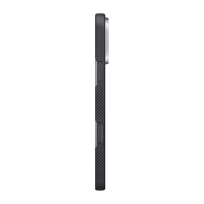 iPhone 16 Pro Max Kılıf M-safe Şarj Özellikli Lumintex Teknolojili Fosforlu Aramid Fiber Pitaka Tactile Woven Aries Serisi Alien Kapak