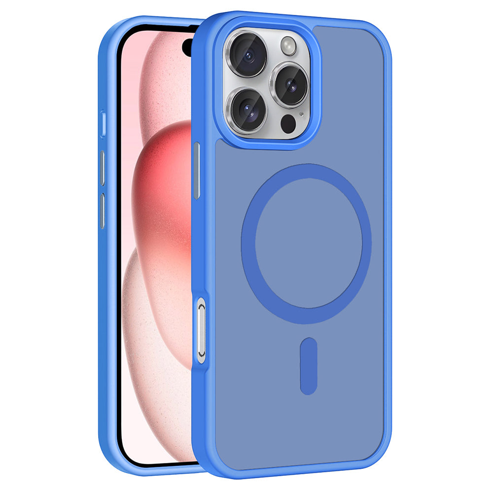 Apple iPhone 16 Pro Max Kılıf M-safe Şarj Özellikli Mat Arka Yüzey Zore Sio Kapak
