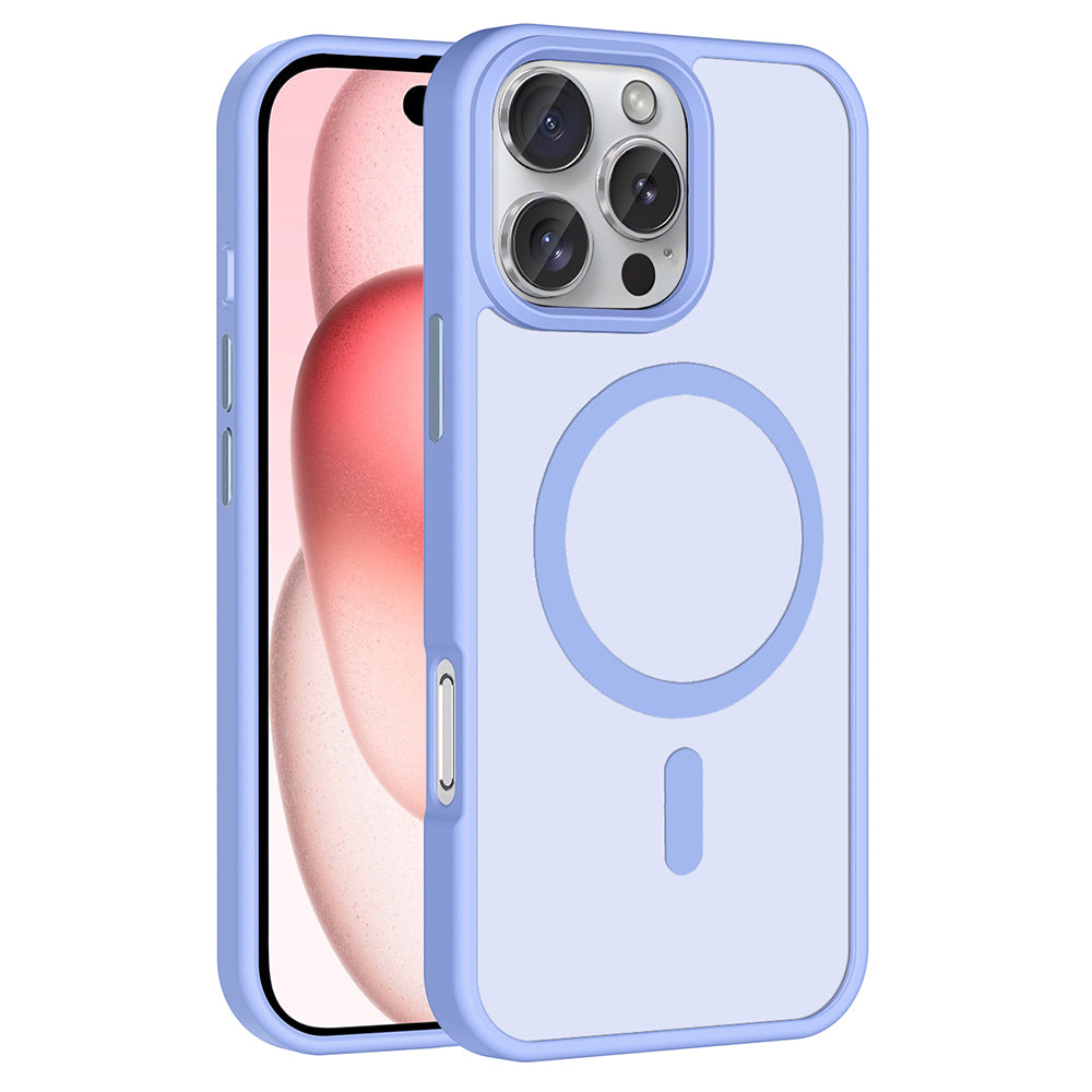 Apple iPhone 16 Pro Max Kılıf M-safe Şarj Özellikli Mat Arka Yüzey Zore Sio Kapak