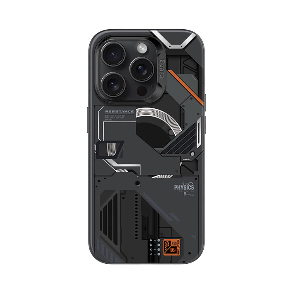 iPhone 16 Pro Max Kılıf M-safe Şarj Özellikli Mekanik Tasarımlı Benks Perspective Serisi Kapak