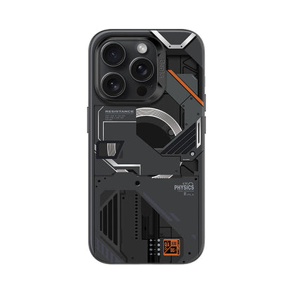 iPhone 16 Pro Max Kılıf M-safe Şarj Özellikli Mekanik Tasarımlı Benks Perspective Serisi Kapak