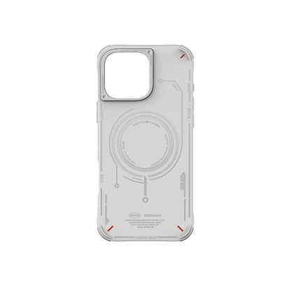 iPhone 16 Pro Max Kılıf M-safe Şarj Özellikli Metal Kamera Çerçeveli Skinarma Mecha Serisi Kapak