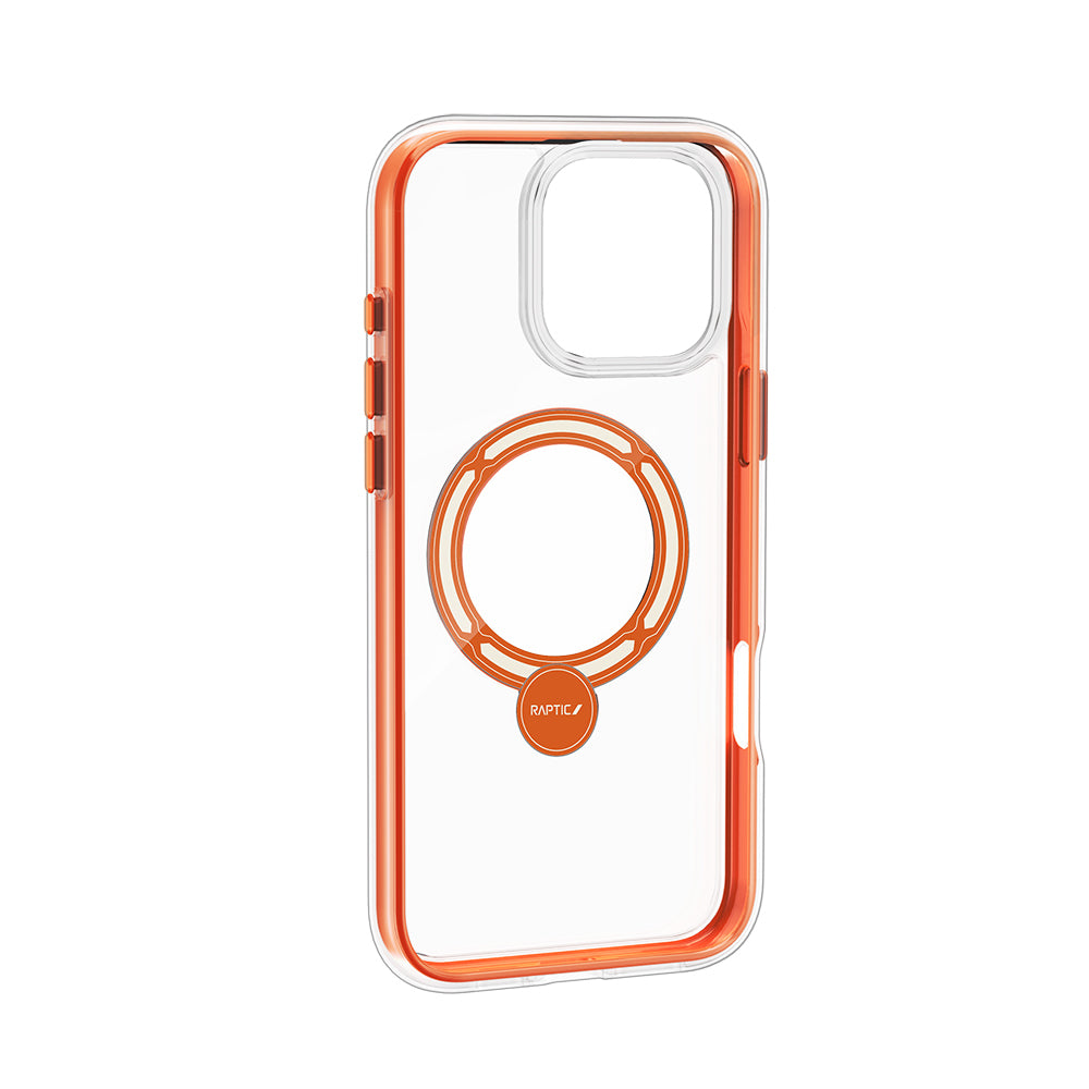 iPhone 16 Pro Max Kılıf M-safe Şarj Özellikli Raptic AirJoy Serisi 360 Derece Dönebilen Standlı Kapak