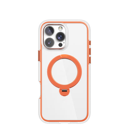 iPhone 16 Pro Max Kılıf M-safe Şarj Özellikli Raptic AirJoy Serisi 360 Derece Dönebilen Standlı Kapak