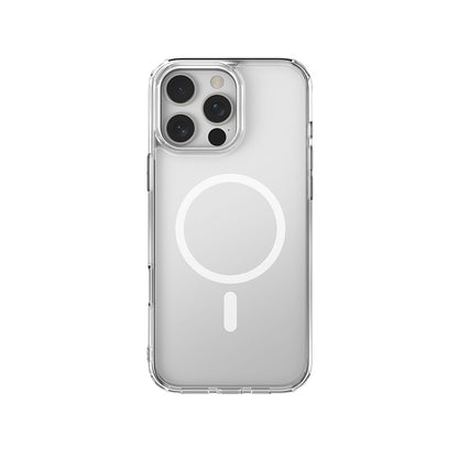 iPhone 16 Pro Max Kılıf M-safe Şarj Özellikli Raptic Crystal M-safe Serisi Şeffaf Kapak