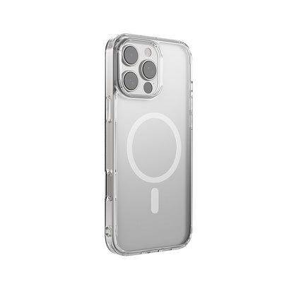 iPhone 16 Pro Max Kılıf M-safe Şarj Özellikli Raptic Crystal M-safe Serisi Şeffaf Kapak