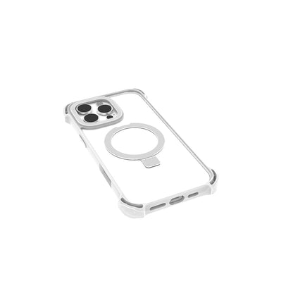 iPhone 16 Pro Max Kılıf M-safe Şarj Özellikli Raptic Dual Serisi Şeffaf Standlı Kapak