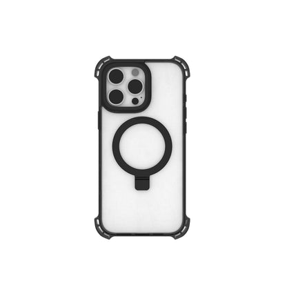 iPhone 16 Pro Max Kılıf M-safe Şarj Özellikli Raptic Dual Serisi Şeffaf Standlı Kapak