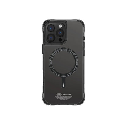 iPhone 16 Pro Max Kılıf M-safe Şarj Özellikli Şeffaf Airbag Tasarımlı Skinarma Saido Kapak