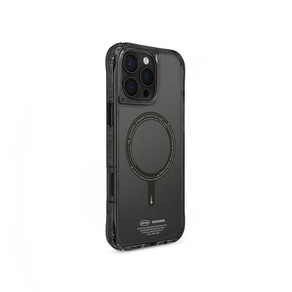 iPhone 16 Pro Max Kılıf M-safe Şarj Özellikli Şeffaf Airbag Tasarımlı Skinarma Saido Kapak