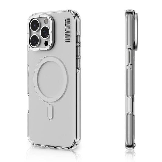 iPhone 16 Pro Max Kılıf M-safe Şarj Özellikli Şeffaf Youngkit Crystal Shield Serisi Kapak