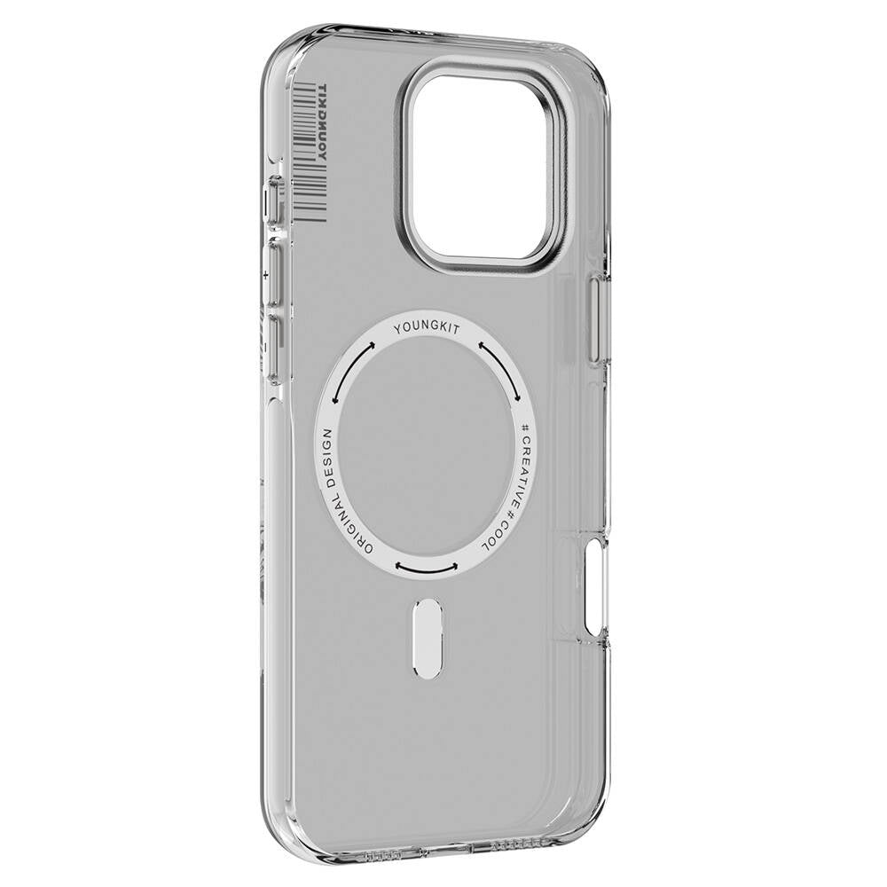 iPhone 16 Pro Max Kılıf M-safe Şarj Özellikli Şeffaf Youngkit Crystal Shield Serisi Kapak