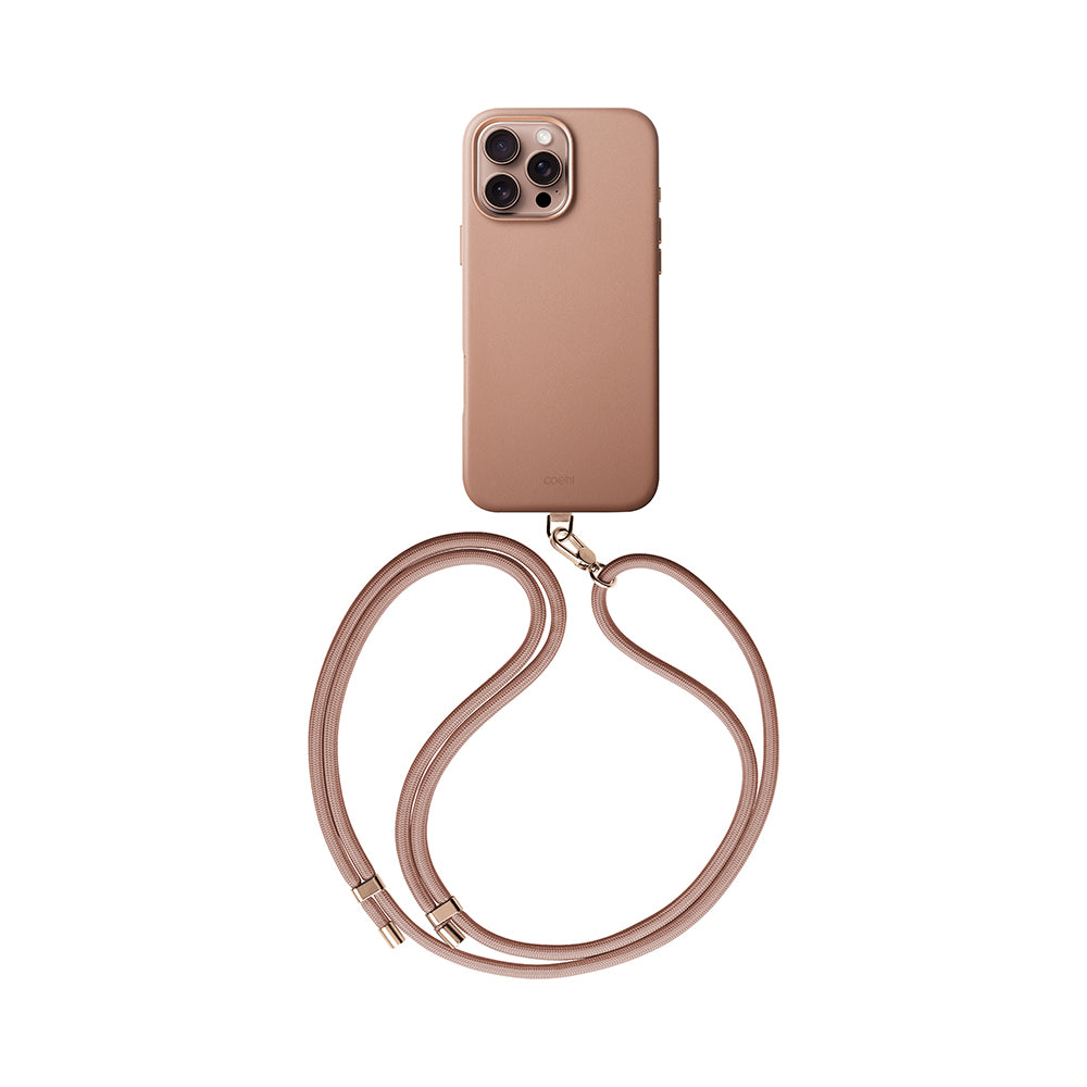 iPhone 16 Pro Max Kılıf M-safe Şarj Özellikli Soft Arka Yüzey Askı İpli Coehl Muse Kapak