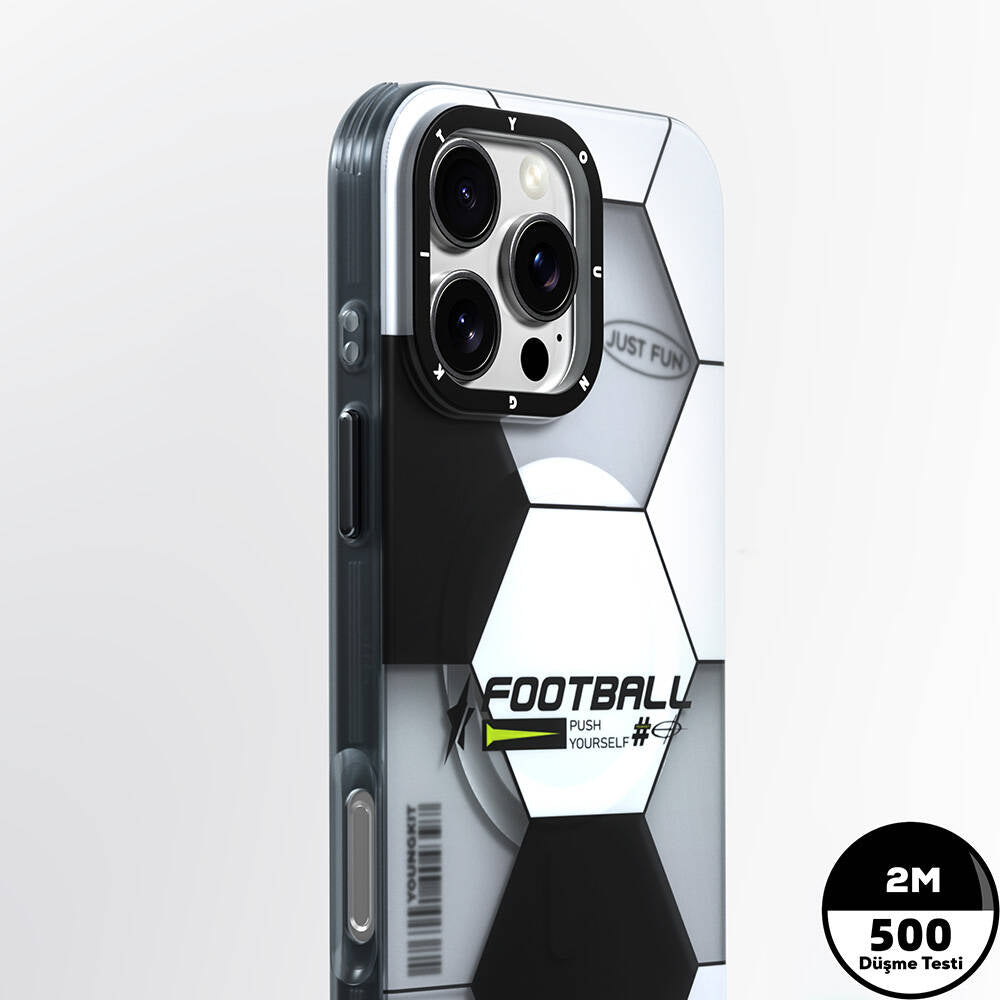 iPhone 16 Pro Max Kılıf M-safe Şarj Özellikli Spor Tasarımlı Youngkit Dynamic Serisi Kapak