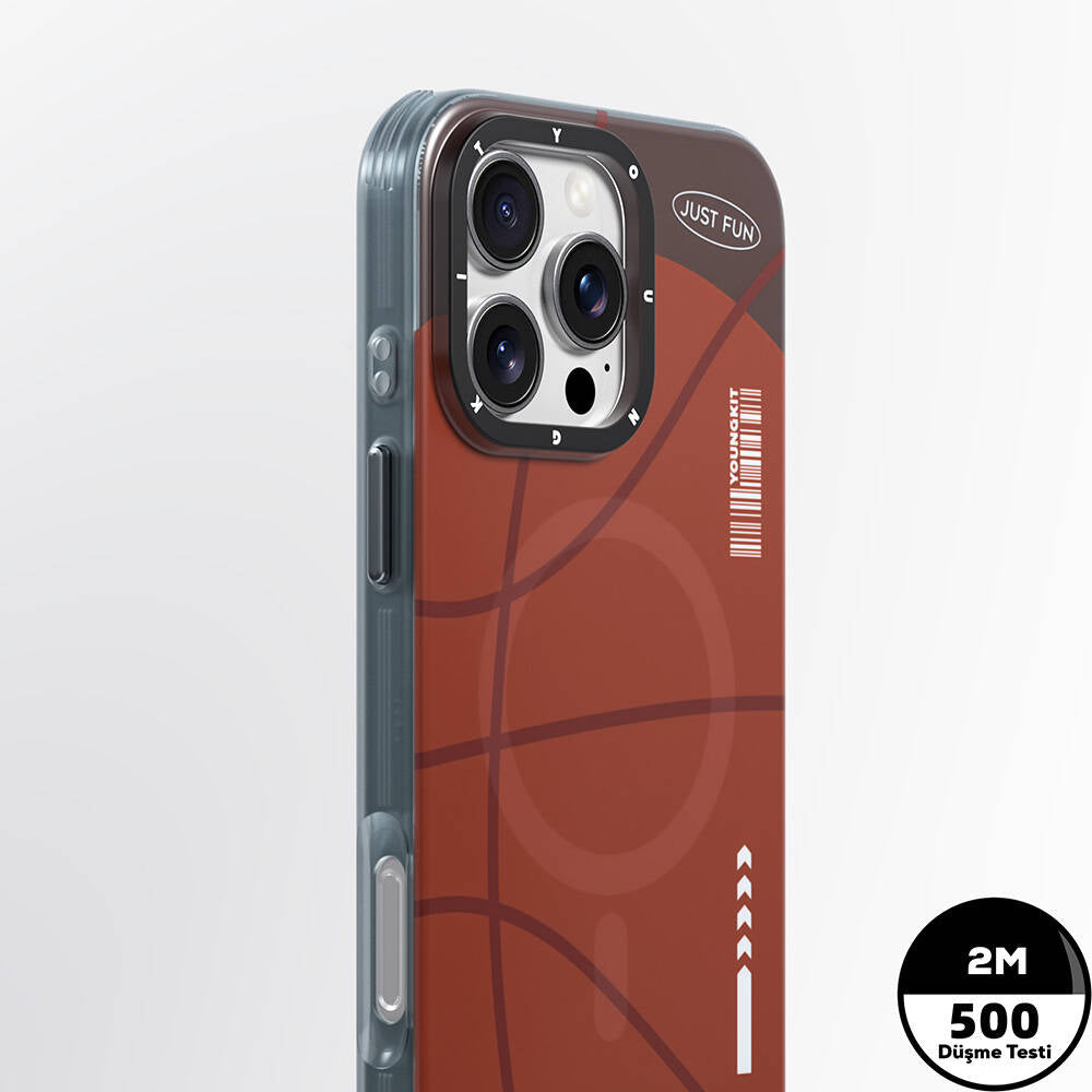 iPhone 16 Pro Max Kılıf M-safe Şarj Özellikli Spor Tasarımlı Youngkit Dynamic Serisi Kapak