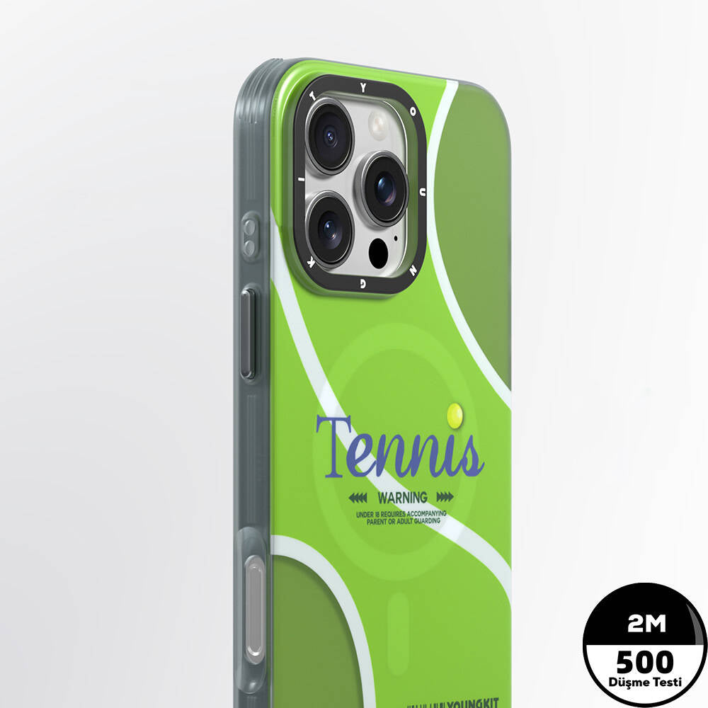 iPhone 16 Pro Max Kılıf M-safe Şarj Özellikli Spor Tasarımlı Youngkit Dynamic Serisi Kapak