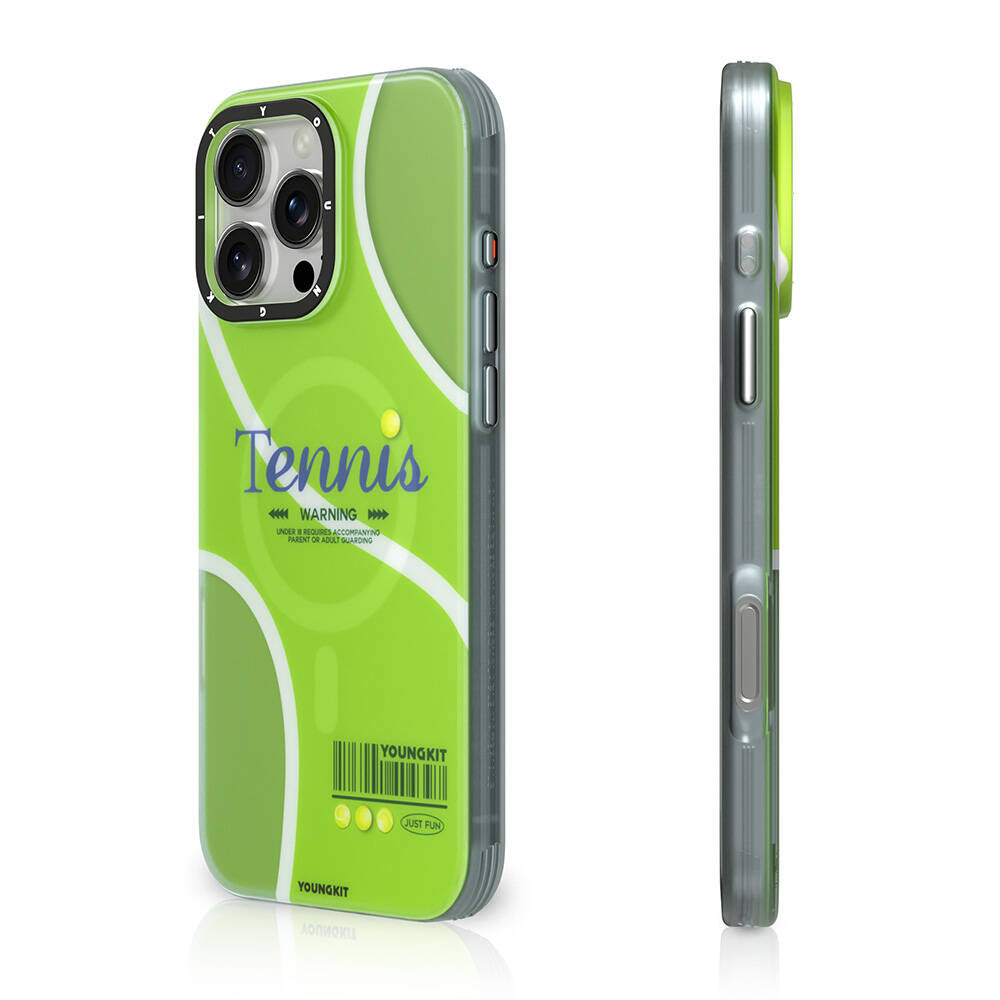 iPhone 16 Pro Max Kılıf M-safe Şarj Özellikli Spor Tasarımlı Youngkit Dynamic Serisi Kapak