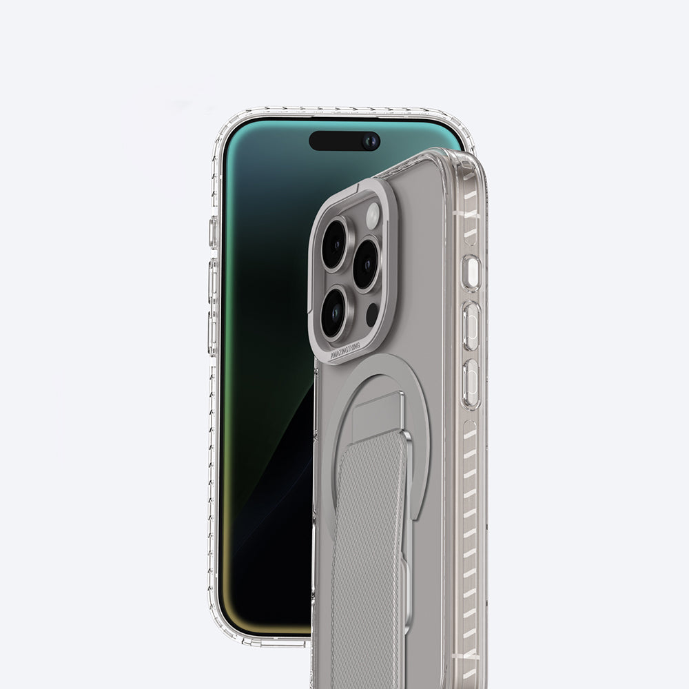 iPhone 16 Pro Max Kılıf M-safe Şarj Özellikli Standlı Amazingthing Titan Pro Plus Kapak