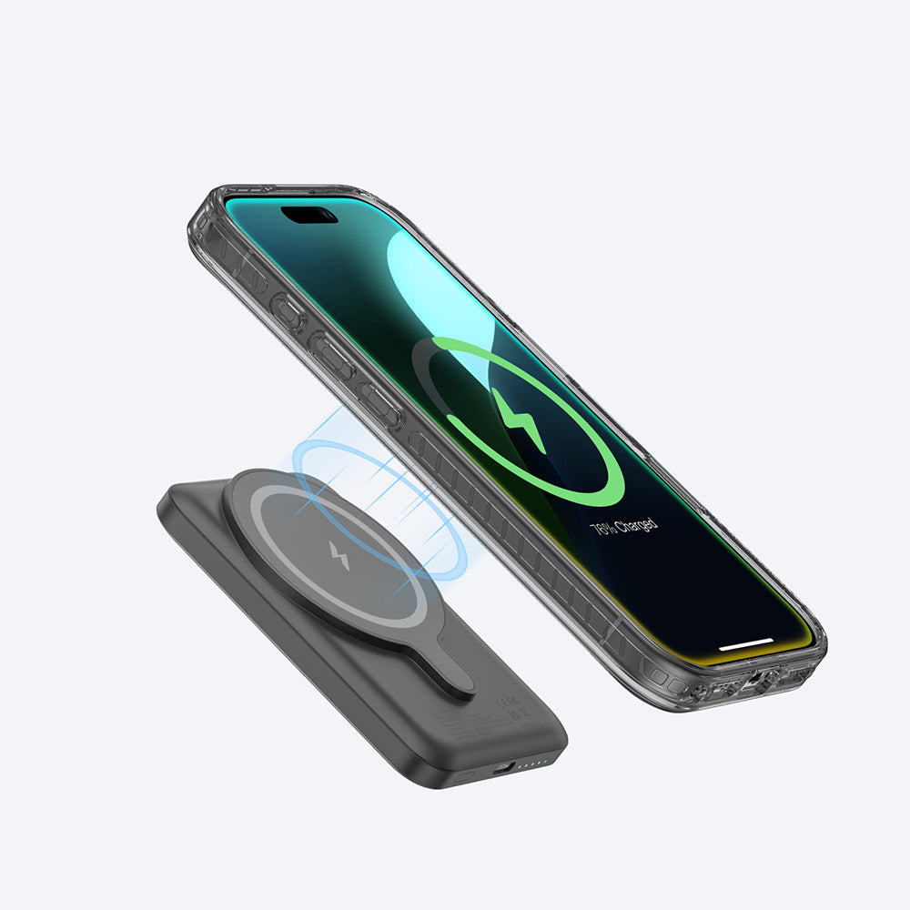 iPhone 16 Pro Max Kılıf M-safe Şarj Özellikli Standlı Amazingthing Titan Pro Plus Kapak
