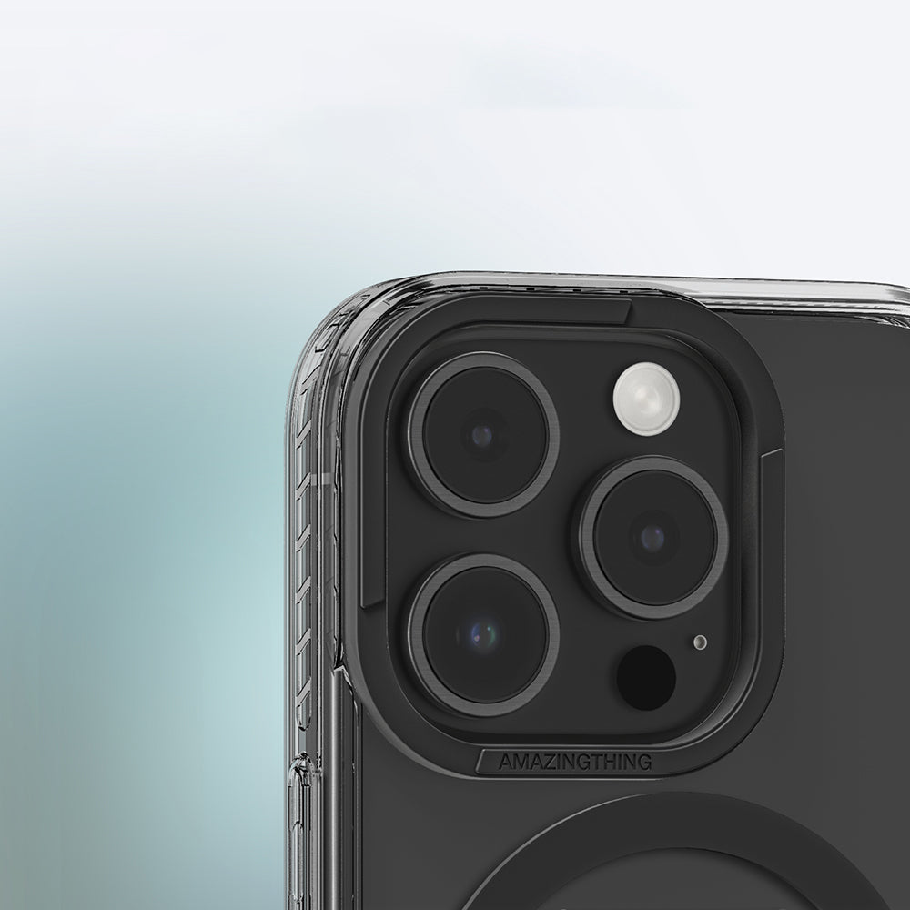 iPhone 16 Pro Max Kılıf M-safe Şarj Özellikli Standlı Amazingthing Titan Pro Plus Kapak
