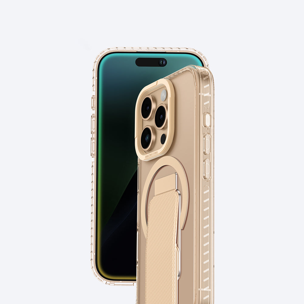 iPhone 16 Pro Max Kılıf M-safe Şarj Özellikli Standlı Amazingthing Titan Pro Plus Kapak