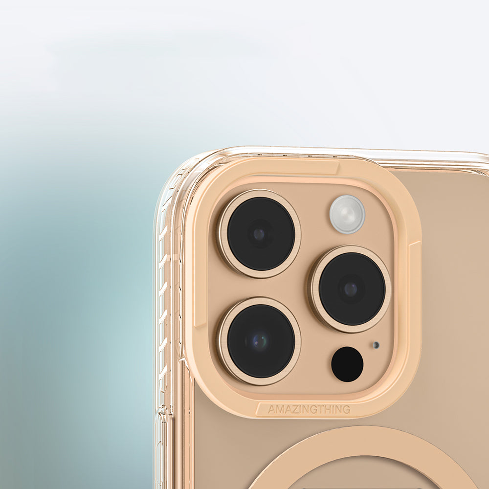 iPhone 16 Pro Max Kılıf M-safe Şarj Özellikli Standlı Amazingthing Titan Pro Plus Kapak