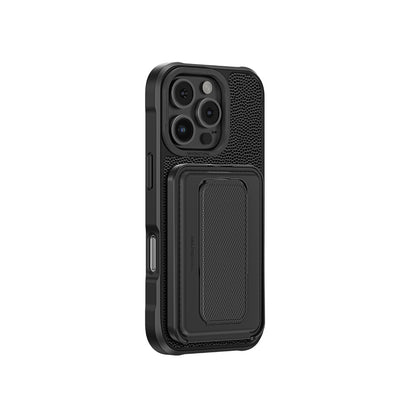 iPhone 16 Pro Max Kılıf M-safe Şarj Özellikli Standlı Kartlıklı Set Amazingthing Glamour Luxe Serisi Kapak