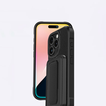 iPhone 16 Pro Max Kılıf M-safe Şarj Özellikli Standlı Kartlıklı Set Amazingthing Glamour Luxe Serisi Kapak
