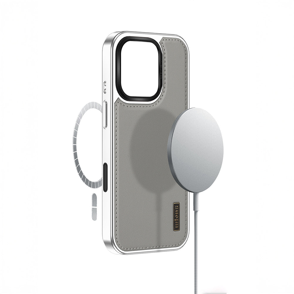 iPhone 16 Pro Max Kılıf M-safe Şarj Özellikli Standlı Leto Kapak