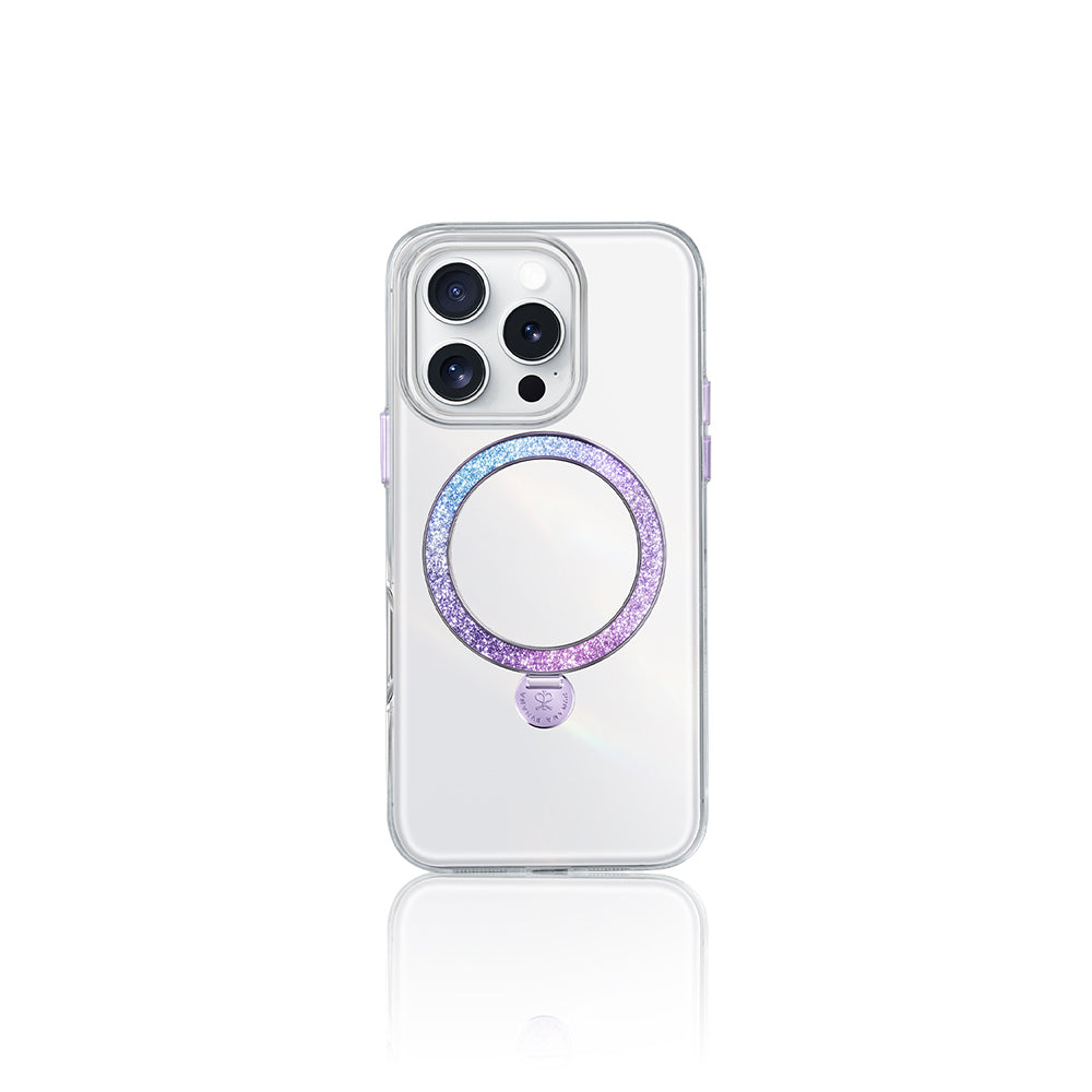 iPhone 16 Pro Max Kılıf M-safe Şarj Özellikli Standlı Pynana Dancing Streamer Serisi Kapak