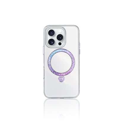 iPhone 16 Pro Max Kılıf M-safe Şarj Özellikli Standlı Pynana Dancing Streamer Serisi Kapak