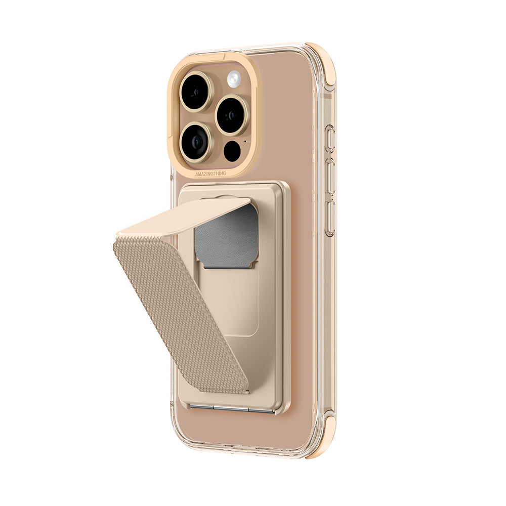 iPhone 16 Pro Max Kılıf M-safe Şarj Özellikli Standlı Set Amazingthing Omni Adventure Serisi Kapak