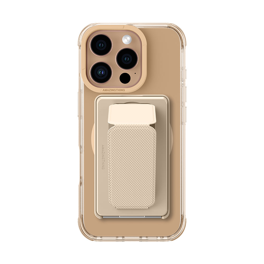iPhone 16 Pro Max Kılıf M-safe Şarj Özellikli Standlı Set Amazingthing Omni Adventure Serisi Kapak