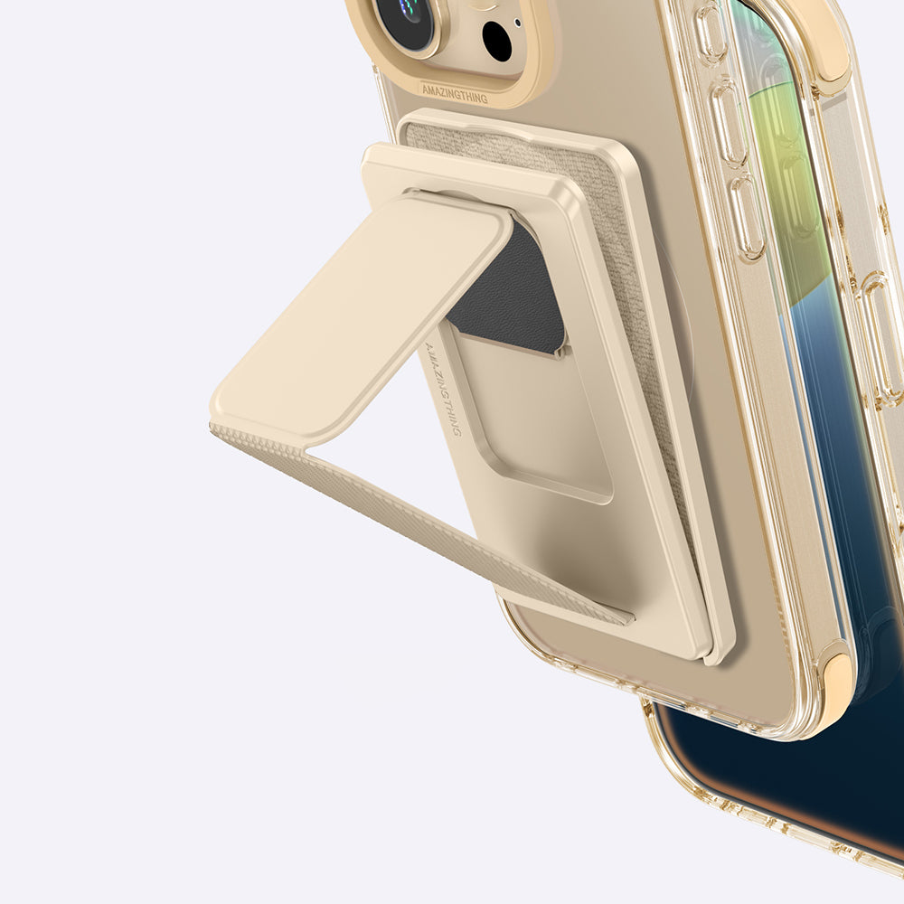 iPhone 16 Pro Max Kılıf M-safe Şarj Özellikli Standlı Set Amazingthing Omni Adventure Serisi Kapak