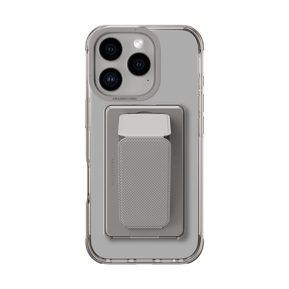 iPhone 16 Pro Max Kılıf M-safe Şarj Özellikli Standlı Set Amazingthing Omni Adventure Serisi Kapak