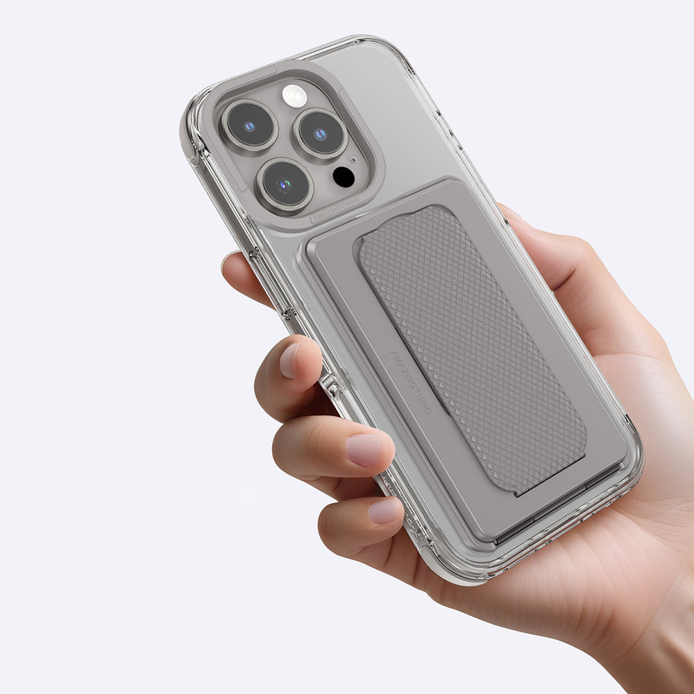 iPhone 16 Pro Max Kılıf M-safe Şarj Özellikli Standlı Set Amazingthing Omni Adventure Serisi Kapak