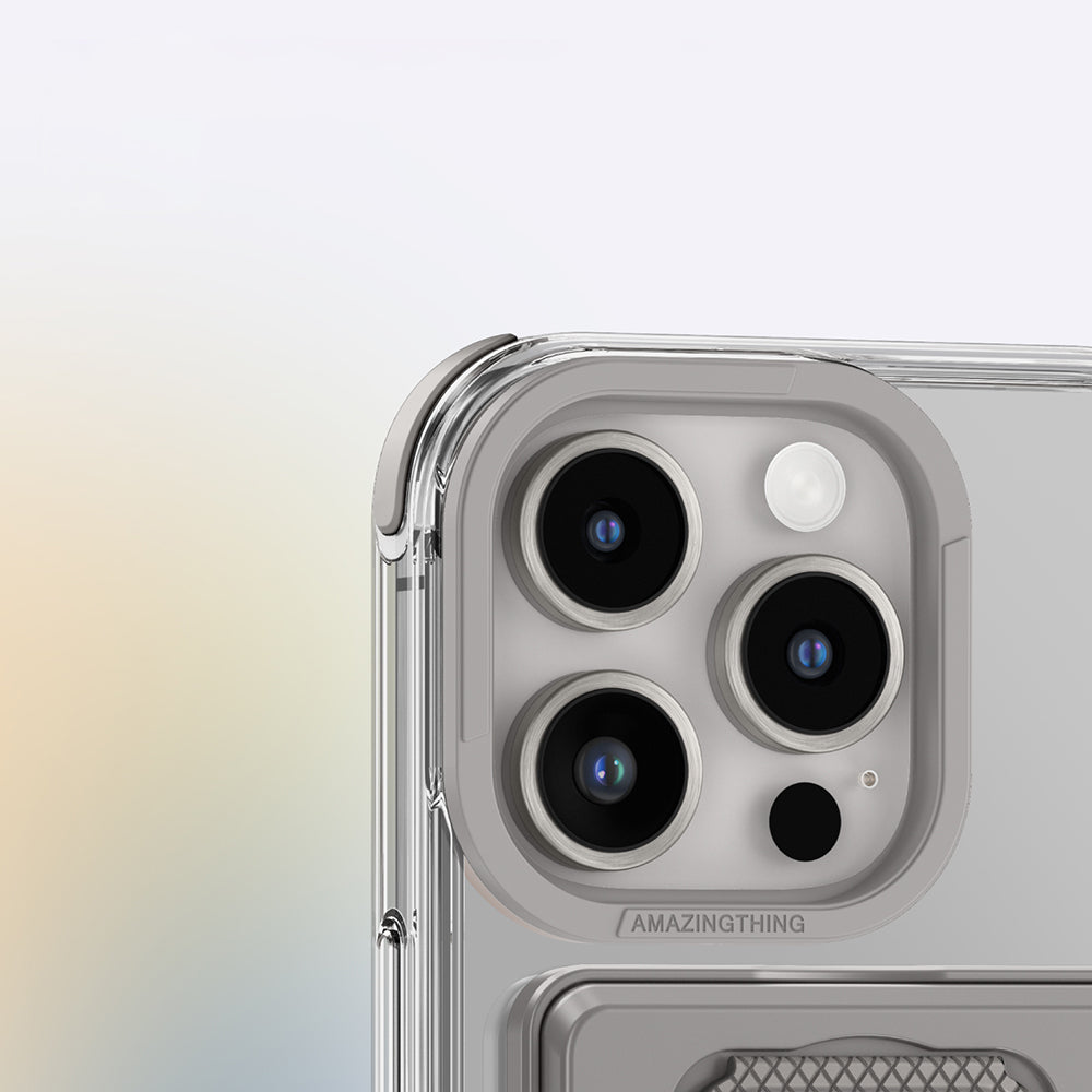 iPhone 16 Pro Max Kılıf M-safe Şarj Özellikli Standlı Set Amazingthing Omni Adventure Serisi Kapak