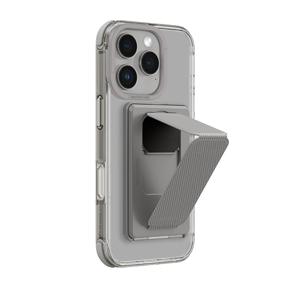 iPhone 16 Pro Max Kılıf M-safe Şarj Özellikli Standlı Set Amazingthing Omni Adventure Serisi Kapak
