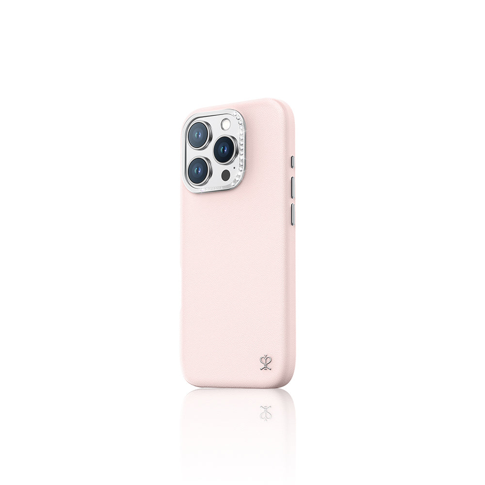 iPhone 16 Pro Max Kılıf M-safe Şarj Özellikli Suni Deri Tasarımlı Pynana Starry Serisi Kapak