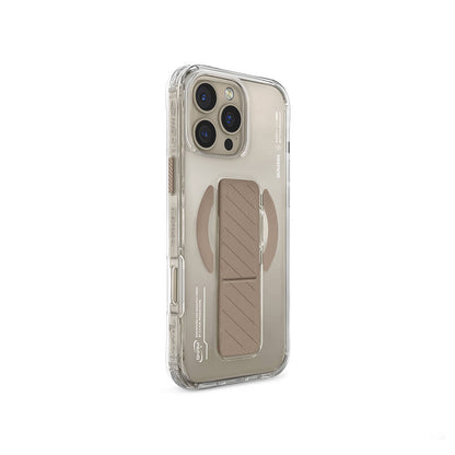 iPhone 16 Pro Max Kılıf M-safe Şarj Özellikli Teknoloji Desenli Standlı Skinarma Axon Kapak