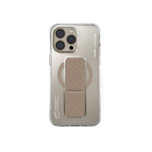 iPhone 16 Pro Max Kılıf M-safe Şarj Özellikli Teknoloji Desenli Standlı Skinarma Axon Kapak